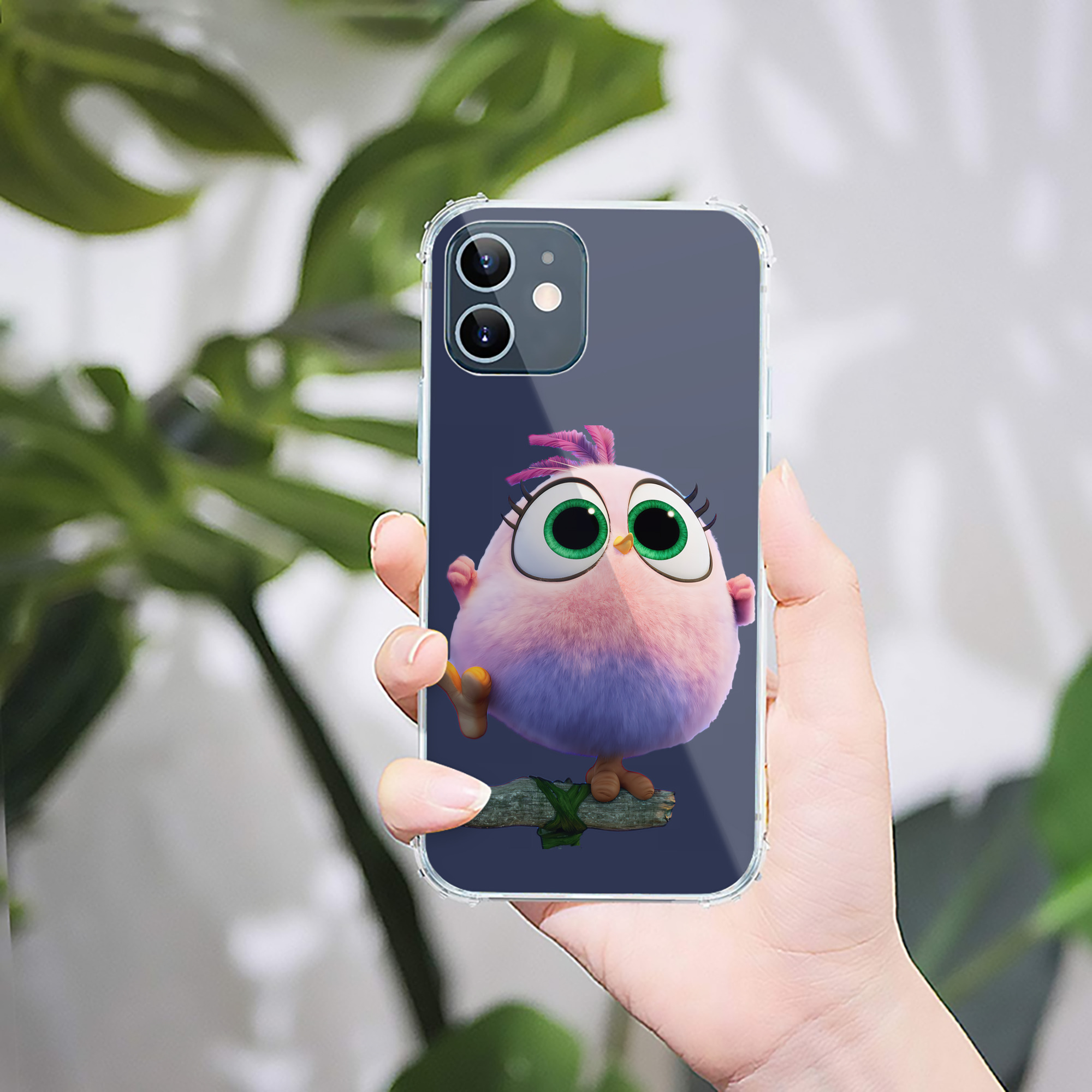 （画像用） Angry Birds アングリーバード 【iPhone 12シリーズ対応】透明スマホケース（クリアソフトケース）